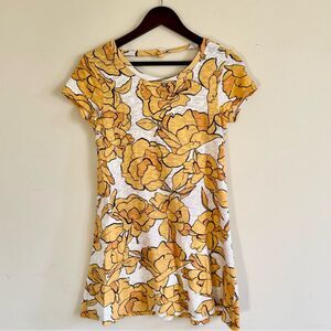 Vintage Floral Mini Cotton Sun Dress